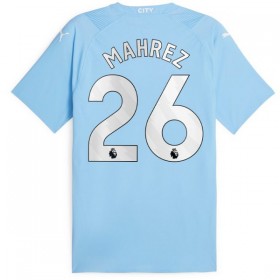 Manchester City 2023-24 Mahrez 26 Hjemmebanesæt Kortærmet